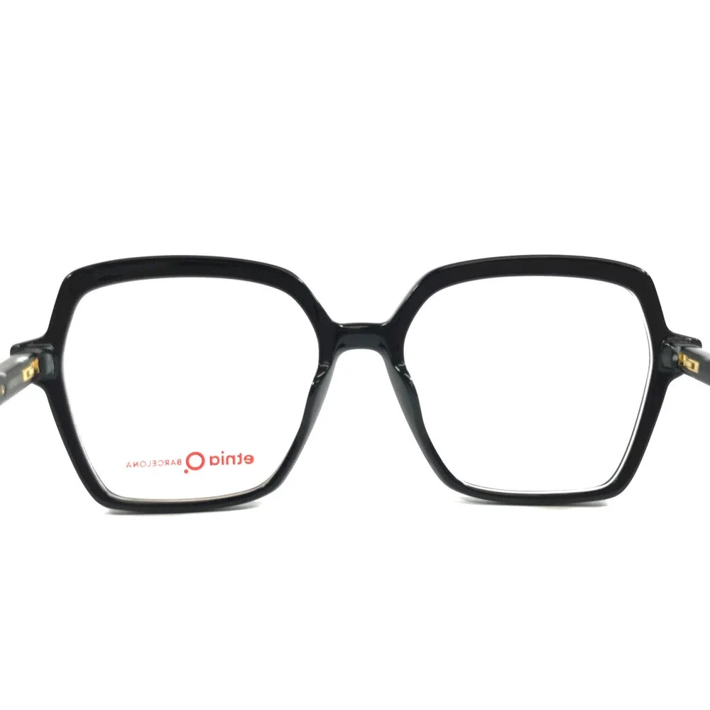 Etnia Barcelona Eyeglasses Frames KORE BK Black Geometric Full Rim 54-17-138